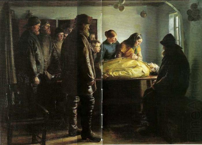 den druknede, Michael Ancher